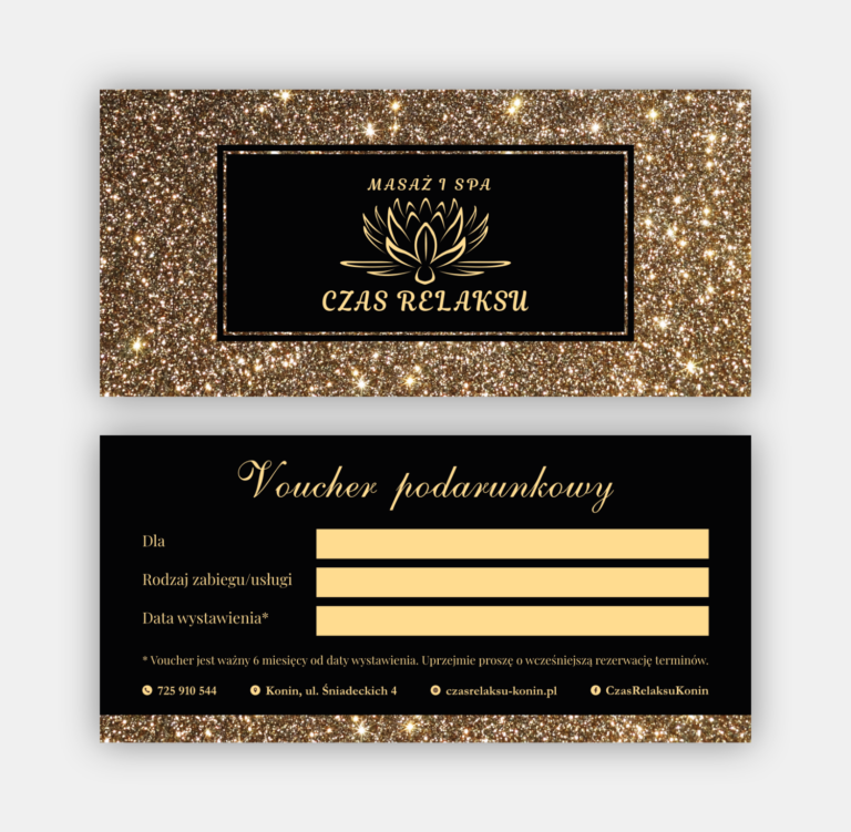 voucher masaż konin